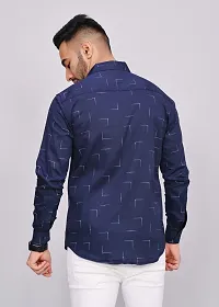 Line Printed Men's Shirt-thumb2