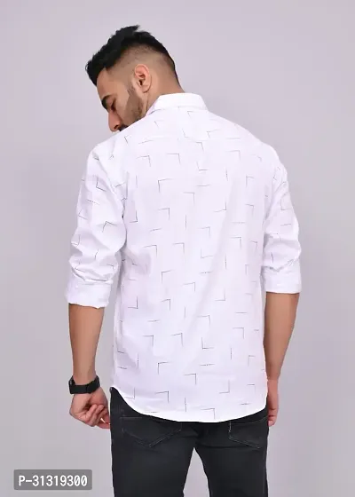 Line Printed Men's Shirt-thumb3