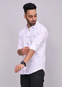 Line Printed Men's Shirt-thumb3