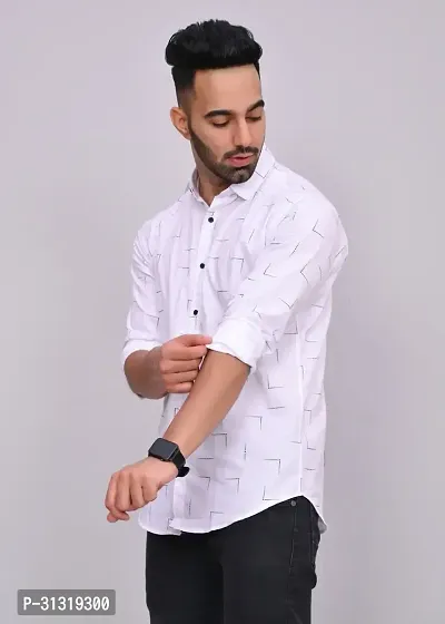 Line Printed Men's Shirt-thumb4