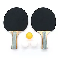 PAULreg; Table Tennis Set with Two Racket's with Three Ball's-thumb1
