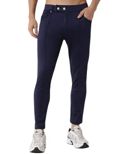A.S Enterprises Men's Regular Fit Causal Trouser | Men Dress Pants | Men's Cotton Slim Fit Casual Chinos Trousers Stretch