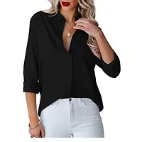 A.S Enterprises Women and Girls Fancy Women Formal Shirt | Shirts for Women Stylish Western | Women Shirts Stylish Western-thumb1