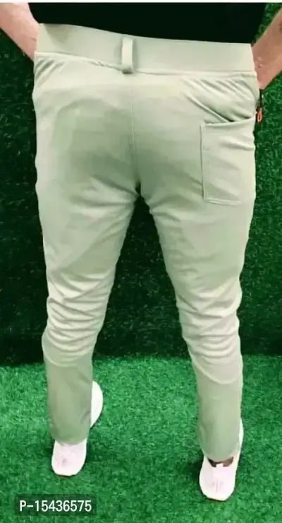 Fancy Lycra Casual Trousers For Men-thumb3