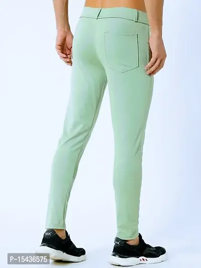 Fancy Lycra Casual Trousers For Men-thumb4