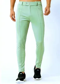 Fancy Lycra Casual Trousers For Men-thumb1