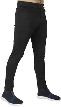 Fancy Lycra Casual Trousers For Men-thumb4