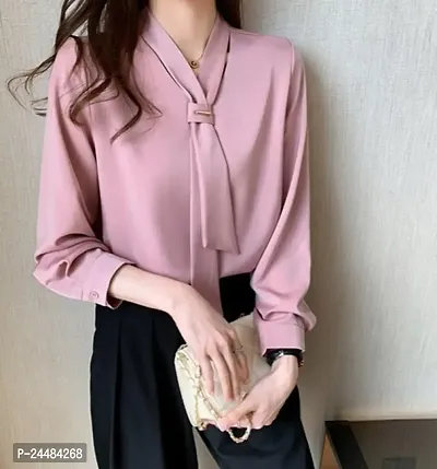 A.S Enterprises Casual Green Color Front Tie Up with Belt and Buttons Long Sleeve Mini Dress Latest Fashion for Girls Women-thumb0
