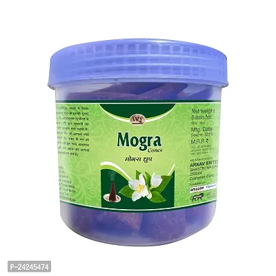 Mogra Incense Dhoop Cones With Jar-thumb0