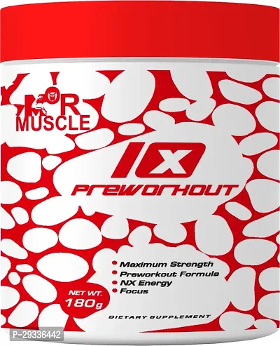 Mormuscle 10 X Preworkout with L Citrulline 1000mg and L Arginine 1000mg Pre Workout 180 G Guava