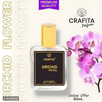 ORCHID PETAL Fresh Perfume for Women Sweet Floral, 50 mL