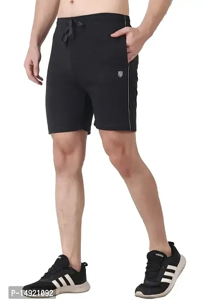 NEUVIN Men's Regular Fit Cotton Shorts-thumb3