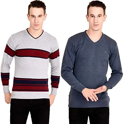 NeuVin Stylish Pullovers/Sweaters for Men (Pack of 2)
