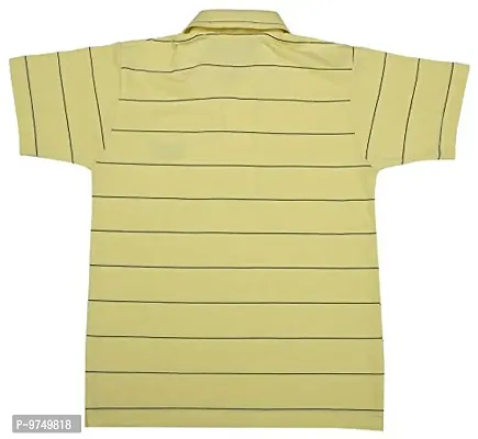 NEUVIN Cotton Polo Tshirts for Boys Yellow-thumb2