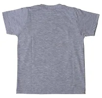 NeuVin Printed Cotton Tshirts for Boys Grey-thumb2