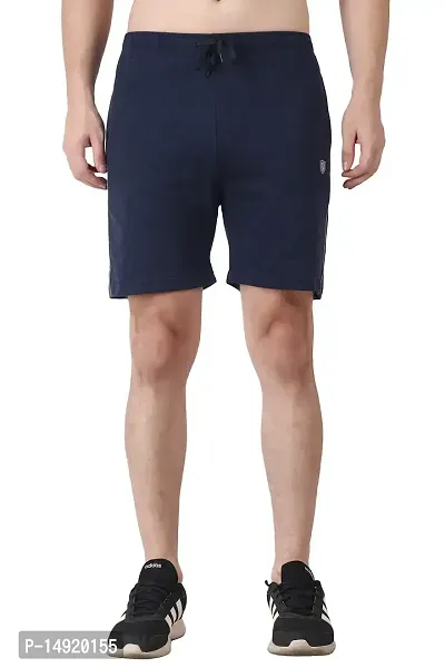 NEUVIN Men's Regular Fit Cotton Shorts-thumb0