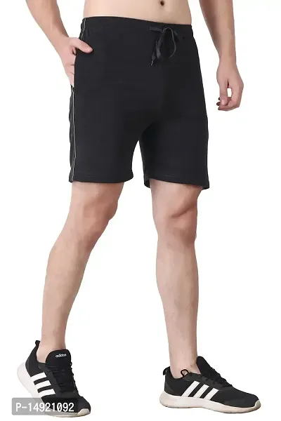 NEUVIN Men's Regular Fit Cotton Shorts-thumb4