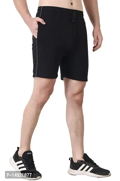 NEUVIN Men's Regular Fit Cotton Shorts-thumb3