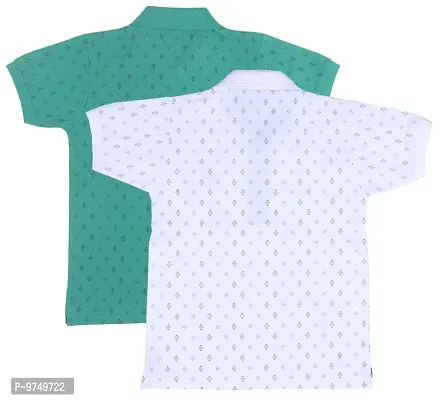 NeuVin Cotton Polo Tshirts for Boys (Pack of 2)-thumb2