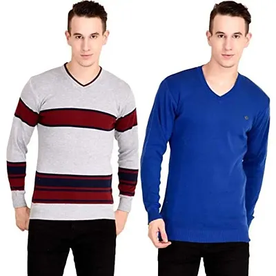NeuVin Stylish Pullovers/Sweaters for Men (Pack of 2)