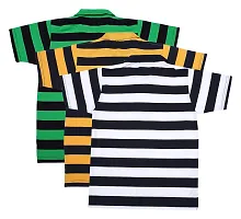 NeuVin Baby Boy's Cotton Polo (B_PL_C6_T1WT-BK_T1YL-BK_T1GR-BK-1-2 Years, Multi-Coloured, 1-2 Years, Pack of 3)-thumb1