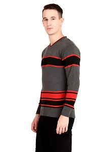 NeuVin Stylish Pullovers/Sweaters for Men (Pack of 2) Dark Gray and Black-thumb1