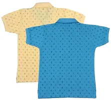 NeuVin Cotton Polo Tshirts for Boys (Pack of 2)-thumb1