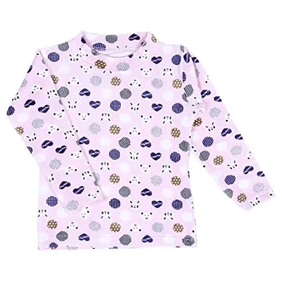 NeuVin Printed Sweatshirts for Girls Pink