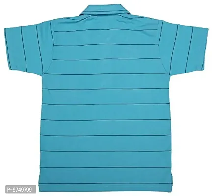 NEUVIN Cotton Polo Tshirts for Boys Blue-thumb2