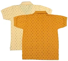 NeuVin Polo Tshirts for Boys (Pack of 2) Orange, Yellow-thumb1