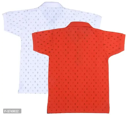 NeuVin Cotton Polo Tshirts for Boys (Pack of 2)-thumb2