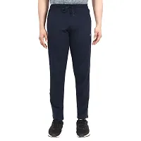 NeuVin Cotton Track Pants for Men Navy Blue-thumb2