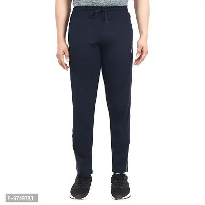 NeuVin Cotton Track Pants for Men Navy Blue-thumb3