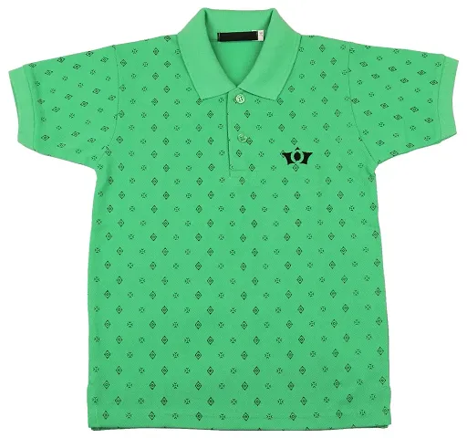 NEUVIN Polo Tshirts for Boys(Green)