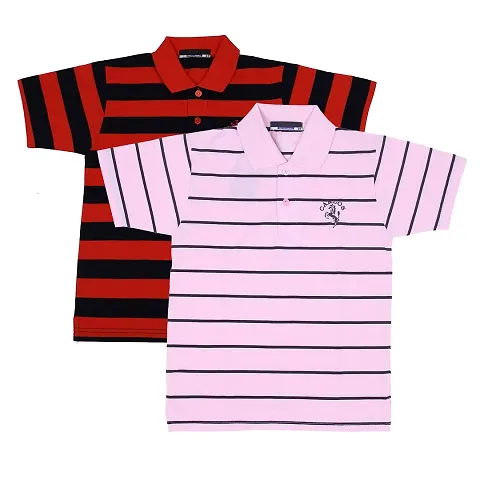 NeuVin Polo T Shirts for Boys (Pack of 2)