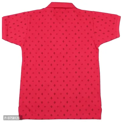 NeuVin Polo Tshirts for Boys (Pack of 2) Red, Pink-thumb4