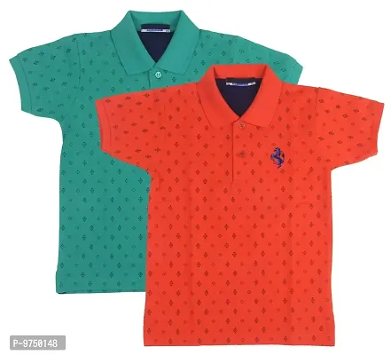 NeuVin Polo Tshirts for Boys (Pack of 2)