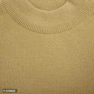 NEUVIN Girls Plain Woollen Pullovers/Sweater White-thumb3