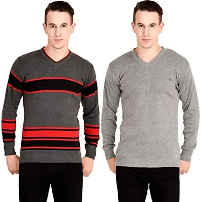 NeuVin Stylish Pullovers/Sweaters for Men (Pack of 2)