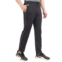 NeuVin Cotton Track Pants for Men Dark Grey-thumb1