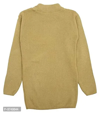 NEUVIN Girls Plain Woollen Pullovers/Sweater Black-thumb2