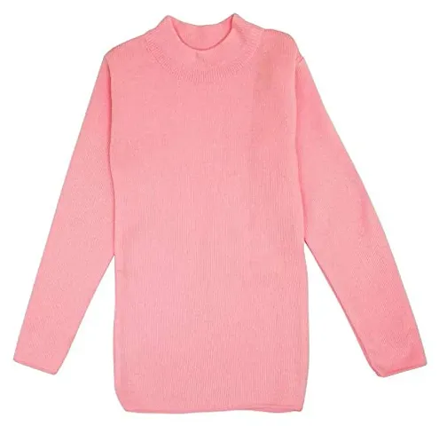 NEUVIN Girls Plain Woollen Pullovers/Sweater