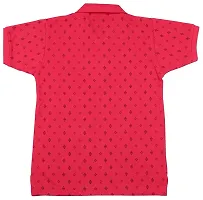 NEUVIN Cotton Polo Tshirts for Boys (Red)-thumb1