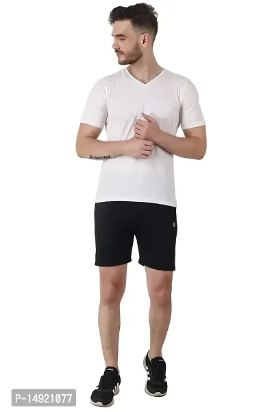 NEUVIN Men's Regular Fit Cotton Shorts-thumb5