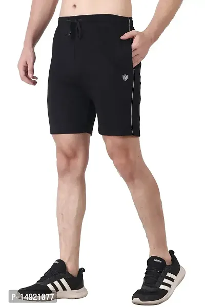 NEUVIN Men's Regular Fit Cotton Shorts-thumb2