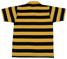 NeuVin Cotton Polo Tshirts for Boys Yellow-thumb1