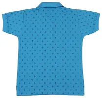 NeuVin Cotton Polo Tshirts for Boys (Pack of 2) Red, Sky Blue-thumb3