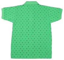 NEUVIN Cotton Polo Tshirts for Boys(Green)-thumb1