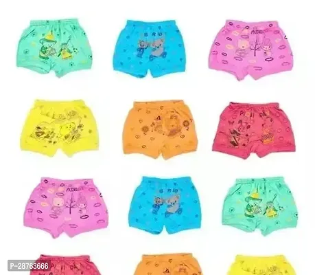 Fancy Multicoloured Cotton Panty For Kids Pack Of 12-thumb0