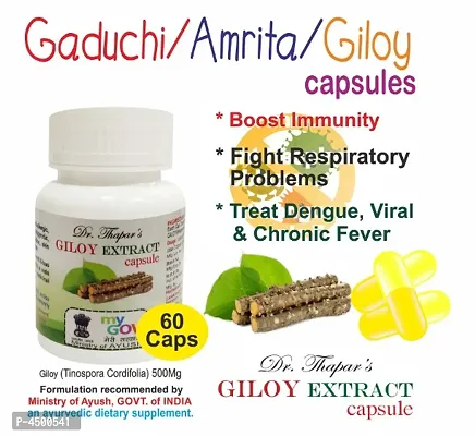 GADUCHI / AMRITA / GILOY (Tinosporia Cordifolia) GHANVATI Capsules